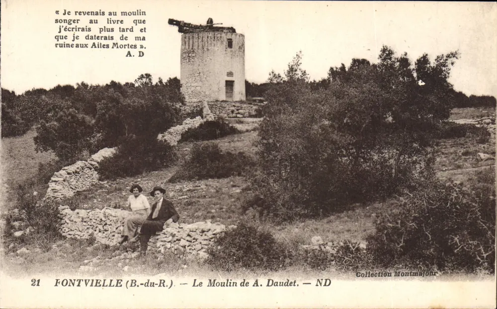 Das Mühle von A. Daudet — FONTVIELLE (B.-du-R.) - Vorderseite