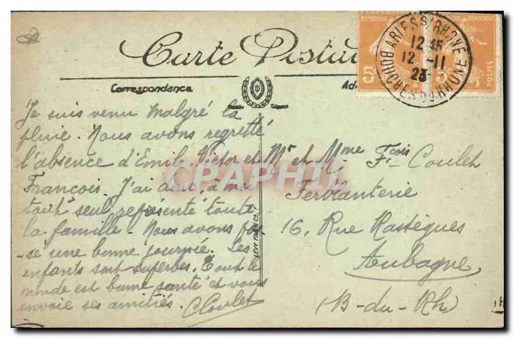 Arles — As Arênes e o Rio Rône — Selecta - Verso