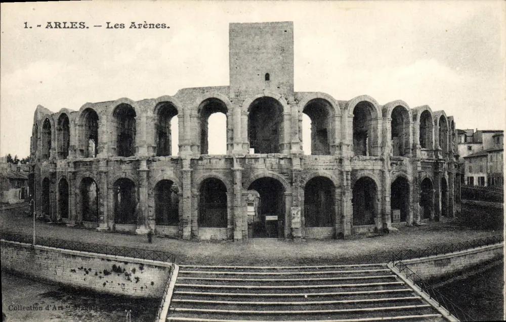 Arles — As Arênes — Coleção de Arte 'Mangai' - Frente