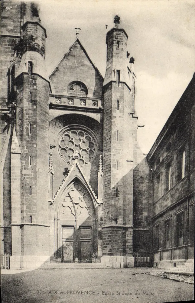 Aix-en-Provence — Igreja de São João de Midite — editor desconhecido, n° 39 - Frente