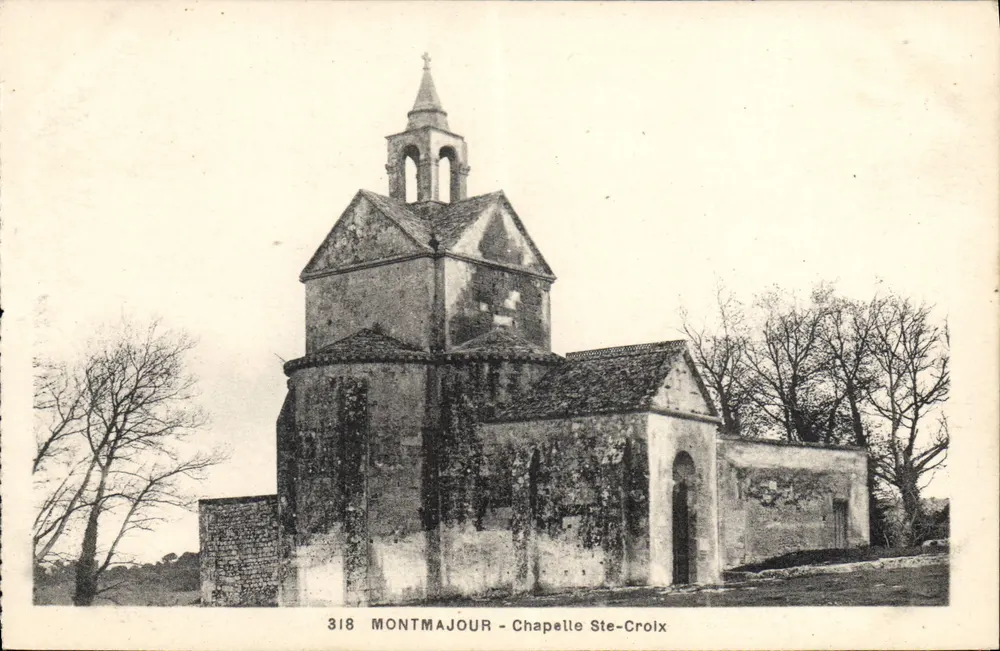 Montmajour - Kerk van Sint-Kruis — uitgever J. Georg Ales, serie-nummer 318 - Voorkant