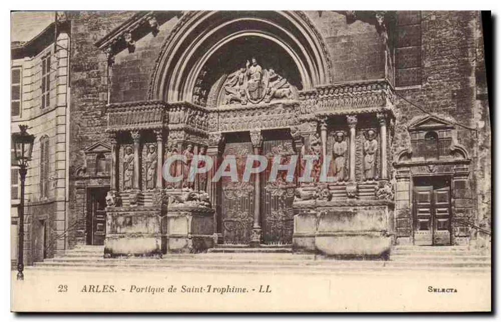 Arles - Portal de São Trofimé - Selecta - Frente