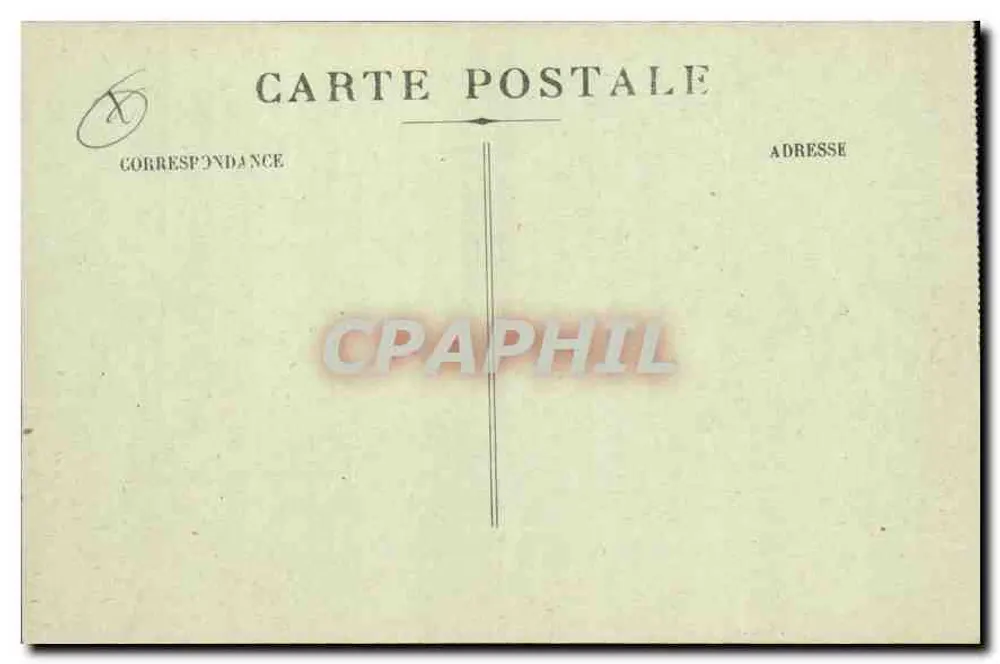 Tarascon - Igreja de Santa Marta — vista do edifício gótico com seu portal e seu campanário, série 193 - Verso