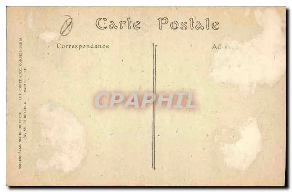 Arles — Claustro de San Trofimo, el Campanario y el Beffroi — Editor: Anciens Étab. Neuppin et Cie, 32, av. de Béthel, París - Reverso