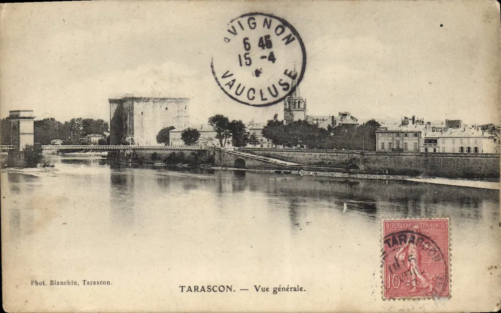 Tarascon — Vista geral — Fot. Blanchin, Tarascon - Frente