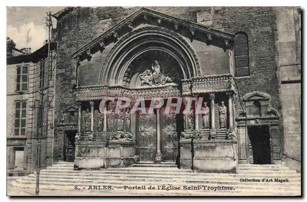 Arles — Portal der Kirche Saint-Trophime — Collection d'Art Magalli - Vorderseite