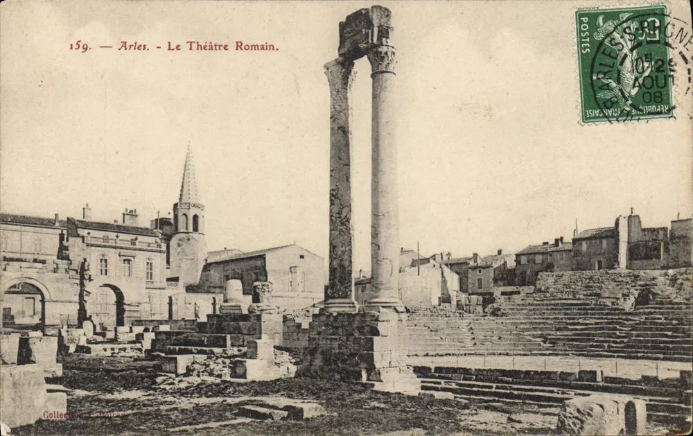 Arles — O Teatro Romano — Colecionadores - Rouven - Frente