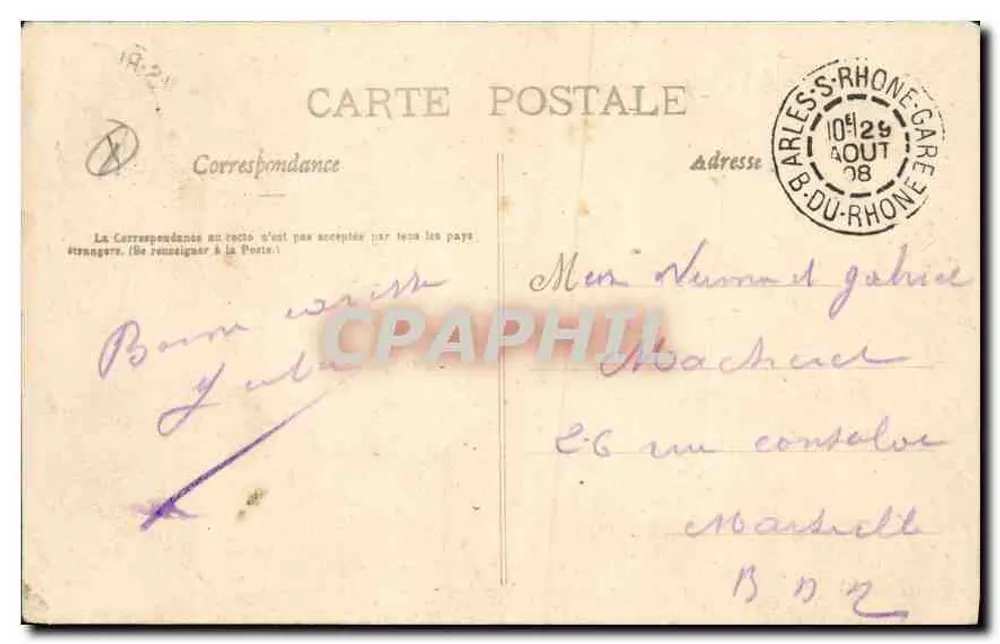 Arles — O Teatro Romano — Colecionadores - Rouven - Verso