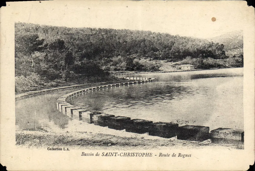 Bacia de SAINT-CHRISTOPHE - Estrada de Rognes — Coleção L.A. - Frente