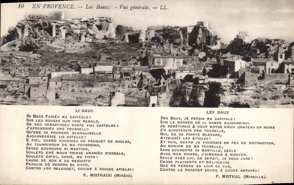 Les Baux — Vista geral — LL. - Frente