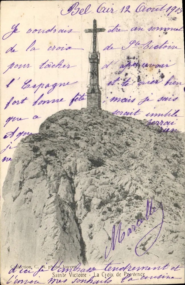 Sainte-Victoire — A Cruz da Provença — foto Jouvenc - Frente