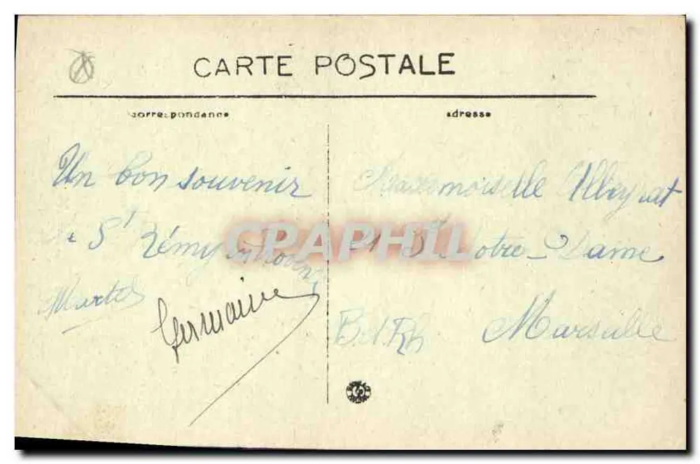 St-Émily-de-Provence — Kapelle Notre-Dame de Pitié, zugeschrieben verschiedenen Jahrhunderten, aber das 12. wäre das älteste — Collat, Nr. 346 - Rückseite