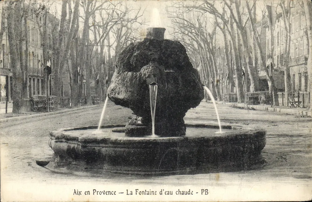 Aix en Provence — La Fontaine d'eau chaude — PB - Vorderseite