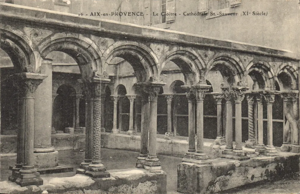 Aix-en-Provence - Der Cloister - Kathedrale Saint-Sauveur (11. Jahrhundert) - Vorderseite