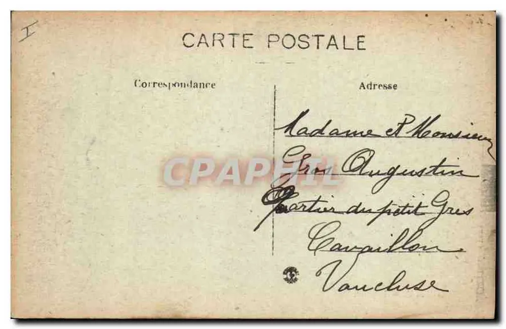 Avignon — Ponte Saint-Bénézet — Editor S.P. n°23 - Verso