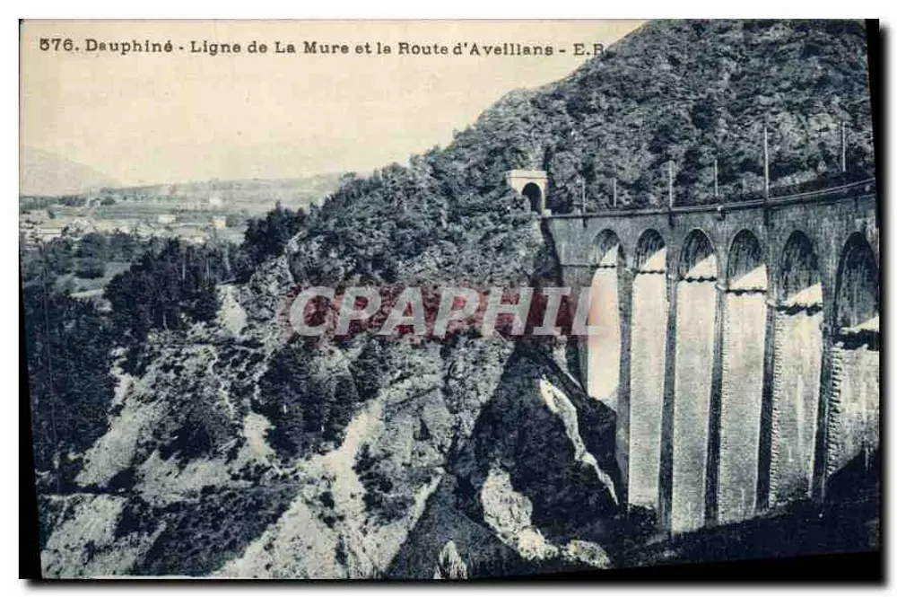 Dauphiné — Linie von La Mure und die Route d'Aveillians — E.R. - Vorderseite