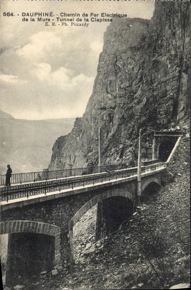 Dauphiné - Elektrische Bahn von La Mure - Tunnel von Clapisse - Ph. Piccardy - Vorderseite