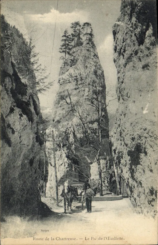 Savigny - Rodovia da Chartreuse — O Pico da Éuillette - Frente