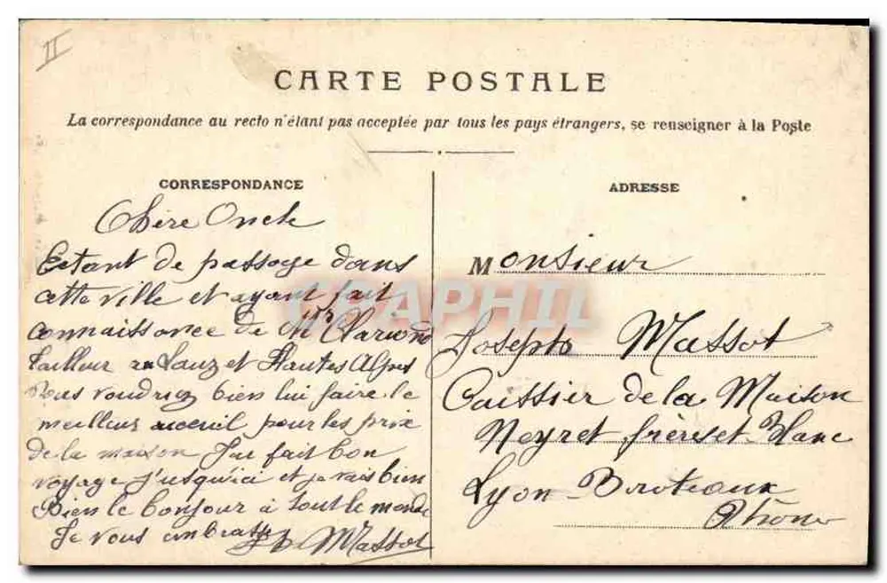 Savigny - Rodovia da Chartreuse — O Pico da Éuillette - Verso