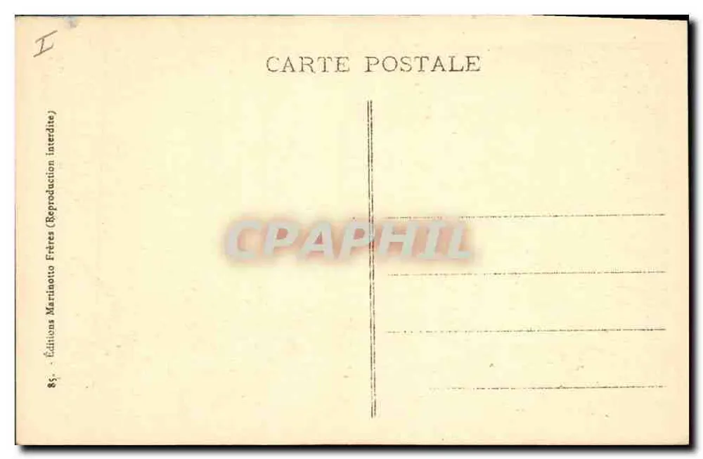 Route der Grande Chartreuse — Le Grand Logis — Éditions Marinotto Frères - Rückseite