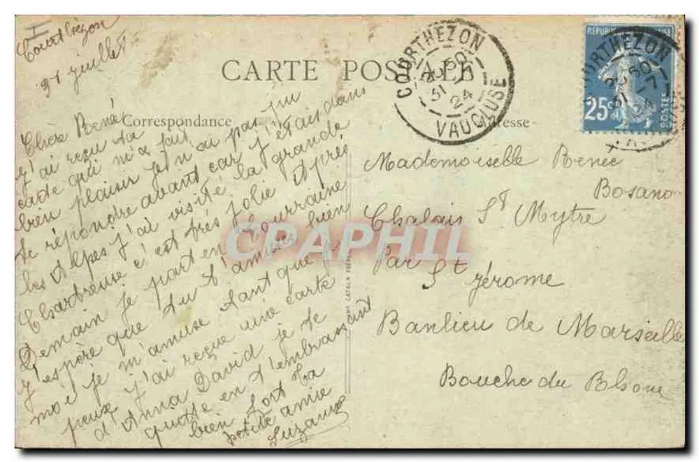 Massif de la Grande-Chartreuse (Isère) — O Mosteiro — B.F., PARIS - Verso
