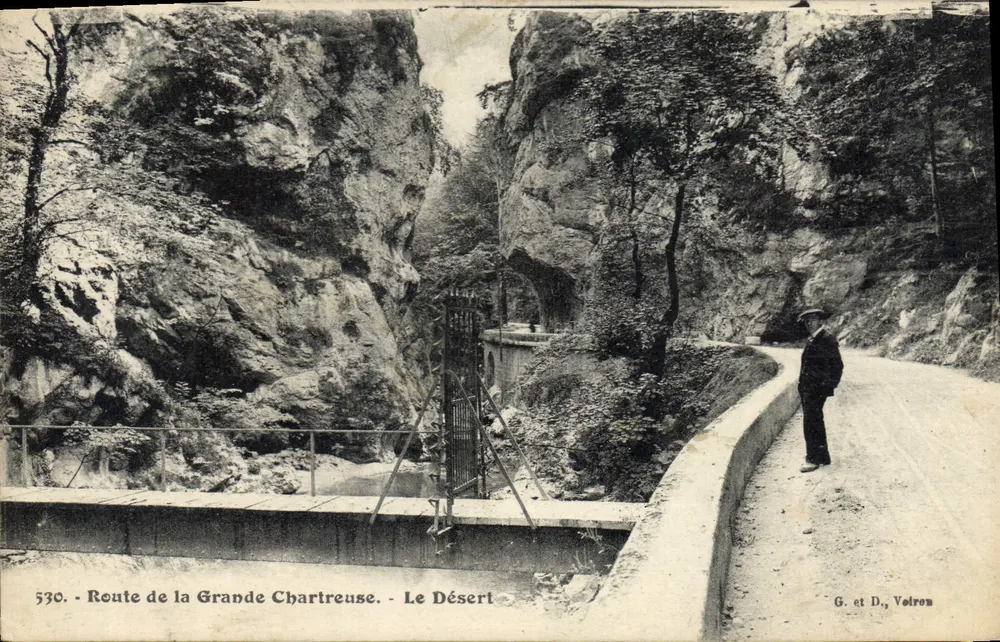 Rodovia da Grande Chartreuse — O Deserto — G. e D., Voiron - Frente