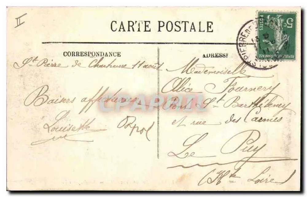 Route de la Grande Chartreuse — Le Sappey et le Chamechaude — LL. - Verso