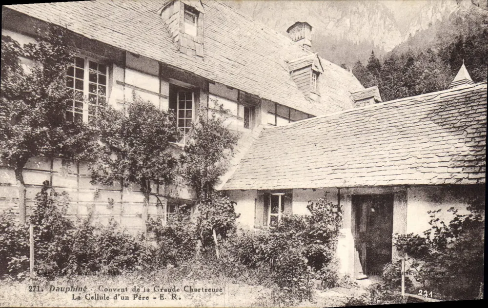 Dauphiné - Konvent der Grande Chartreuse - Die Zelle eines Vaters - E. R. - Vorderseite