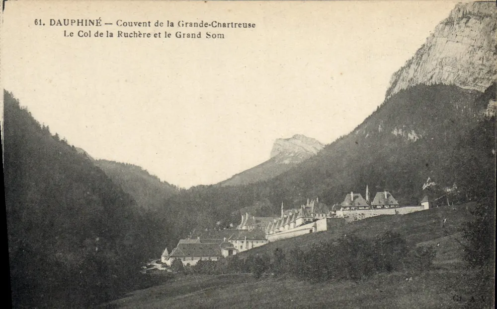 Dauphiné — Kloster Grande-Chartreuse — Col de la Ruchère und Grand Som - Vorderseite