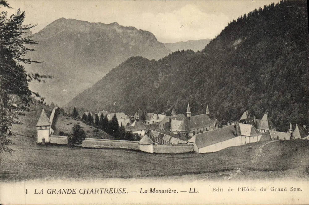 La Grande Chartreuse — O Mosteiro — Edit de l'Hôtel du Grand Som - Frente