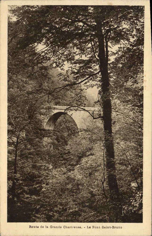 Route de la Grande Chartreuse - Der Pont Saint-Bruno — Editions Martinetto Frères, n°94 - Vorderseite