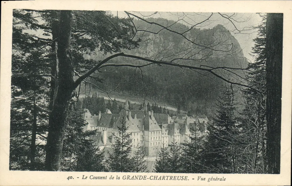 O Convento da GRANDE-CHARTREUSE - Vista geral — Edição Martinotto frères - Frente