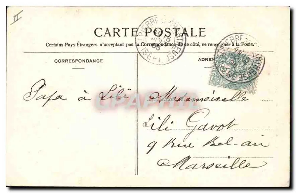 Route de la Chartreuse — Fourvoirie. Die Likörfabrik — J. G., Verlag, Voiron — 92 - Rückseite