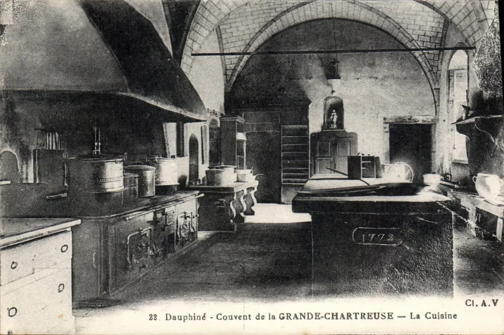 Dauphiné - Konvent von la Grande-Chartreuse — Die Küche - Vorderseite