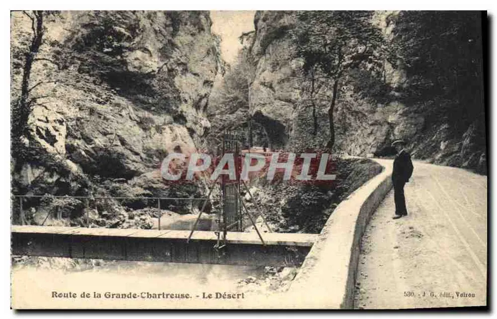 Rodovia da Grande-Chartreuse - O Deserto - J. G. édit. Voiron - Frente