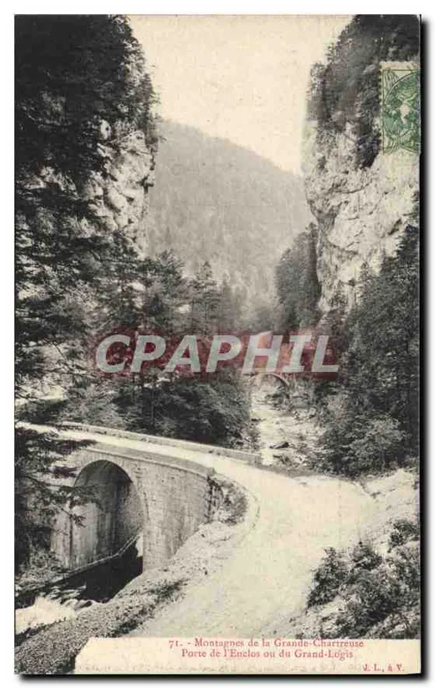 Tor des Enclos oder Grand-Logis — Berge der Grande-Chartreuse — J. L. & Y. - Vorderseite