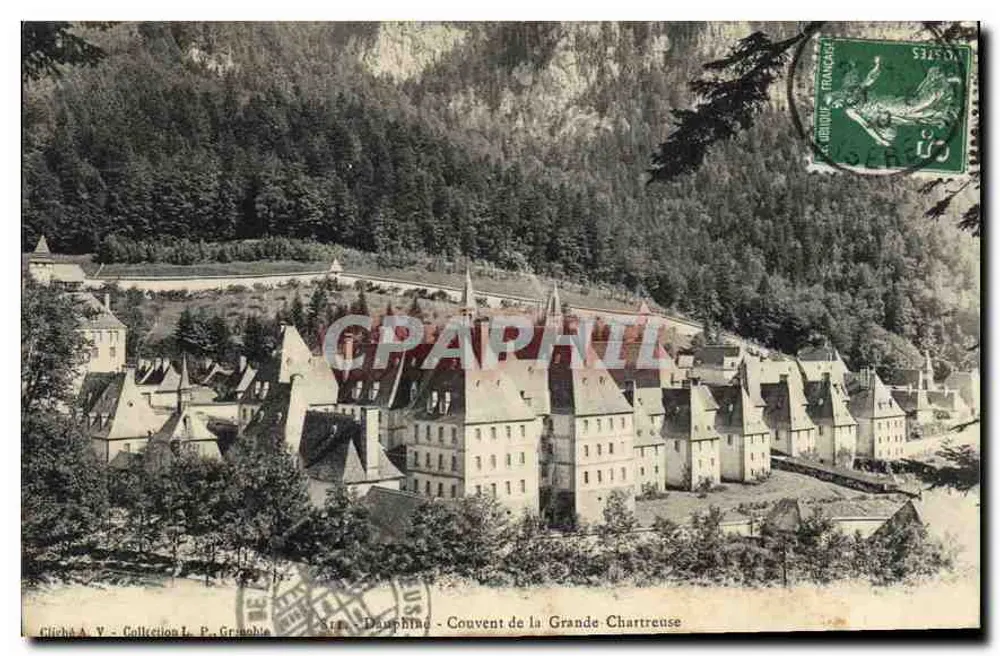 Dauphine - Mosteiro da Grande Chartreuse — Cliché A. V. - Coleção L. P. Grumbie - Frente