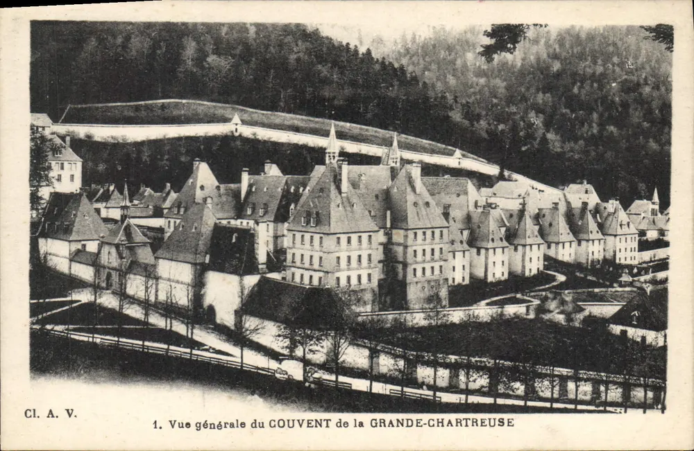 Convento da Grande-Chartreuse — Vista geral — CI. A. V. n°1 - Frente