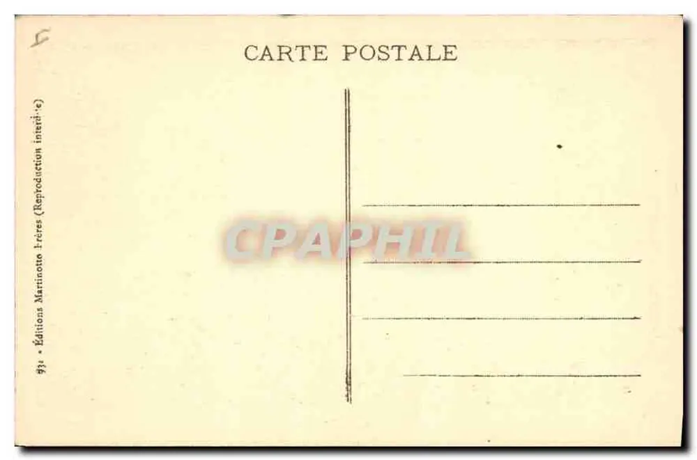 Carretera de la Grande Chartreuse — Un Túnel — Ediciones Martinotto Frères - Reverso