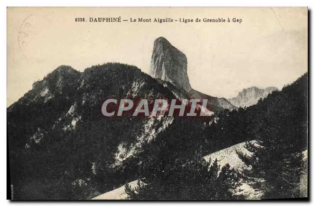 Dauphiné — Der Mont Aiguille — Linie von Grenoble nach Gap - Vorderseite