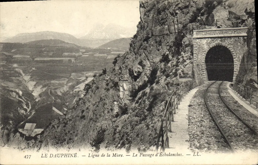 O Dauphiné — Linha da Mure — O Passagem de Échalanches — LL. — N° 477 - Frente
