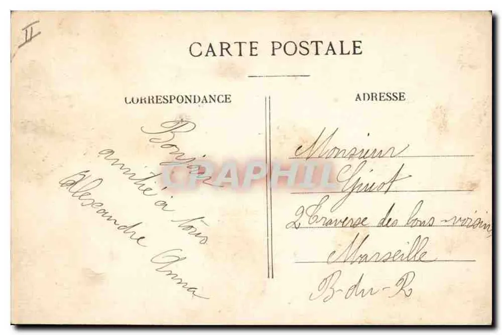 Dauphiné — Estrada da Mure ao Bourg-d'Oisans, pelo Col d'Orn — editor anônimo, n° 619 - Verso