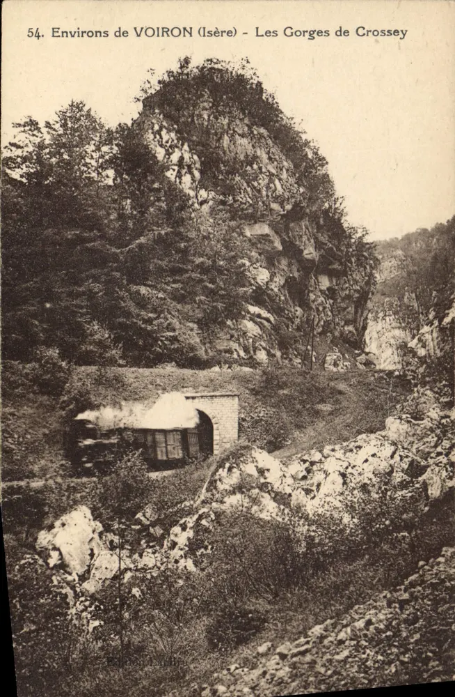 Les Gorges de Crossey — Environs de VOIRON (Isère) — Éd. L. Lainé - Recto