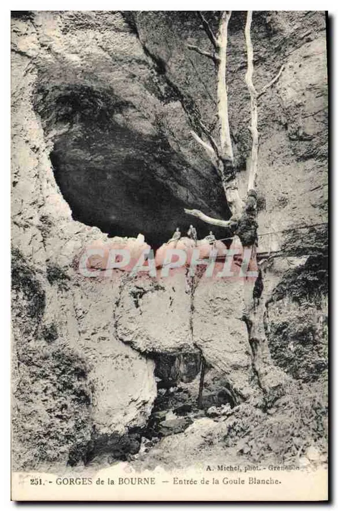 Gorges da Bourne — Entrada da Goule Blanche — A. Michel, fot. Grenoble - Frente