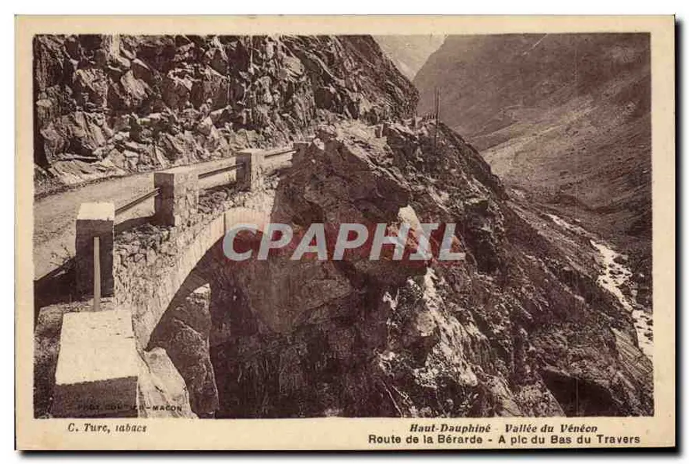 Alto Dauphiné - Vale do Vénécon - Estrada da Bérarde - Pic do Bas du Travers — C. Pure, tabacs - Frente