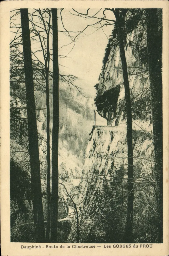 Die Gorges du Frou — Route de la Chartreuse — Dauphiné - Vorderseite