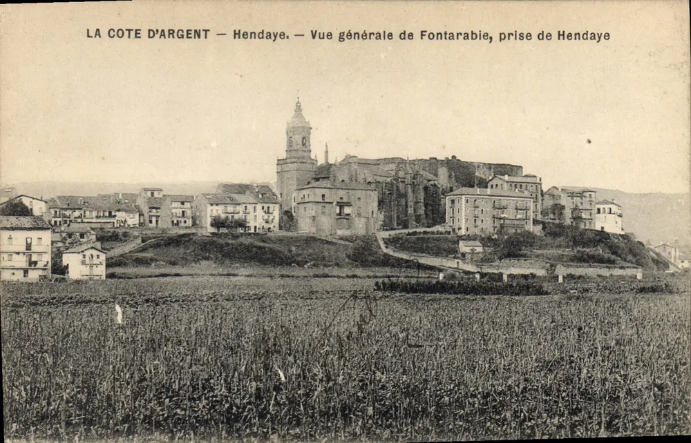 Fontarabie — Allgemeiner Blick, Ansicht von Hendaye — La Cote d'Argent - Vorderseite