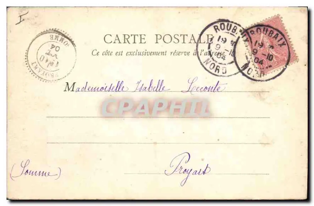 Lille — Église de la Madeleine — B. F., Paris 35 - Verso