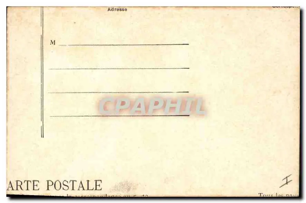 LILLE — O Parque de Boulogne — A.T. - Verso