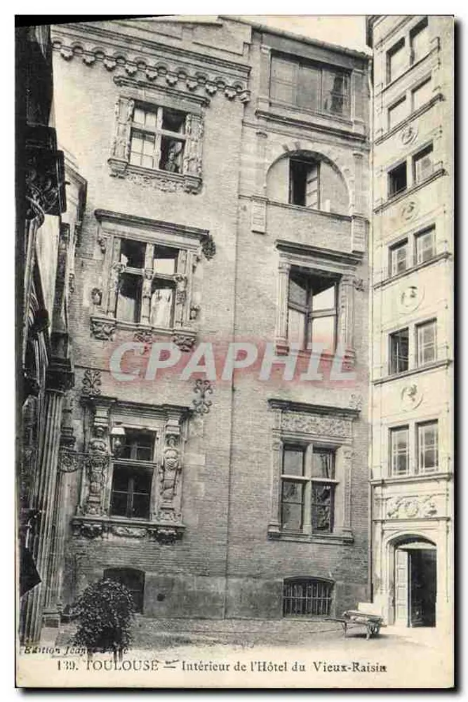 Toulouse — Innenansicht des Hôtel du Vieux-Raisin — Ausgabe Jeanny, Nr. 139 - Vorderseite